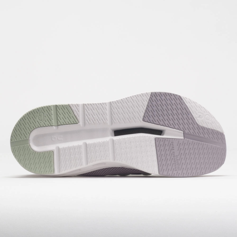 glossy running shoes On Cloudeasy Women's  Heron/Aloe