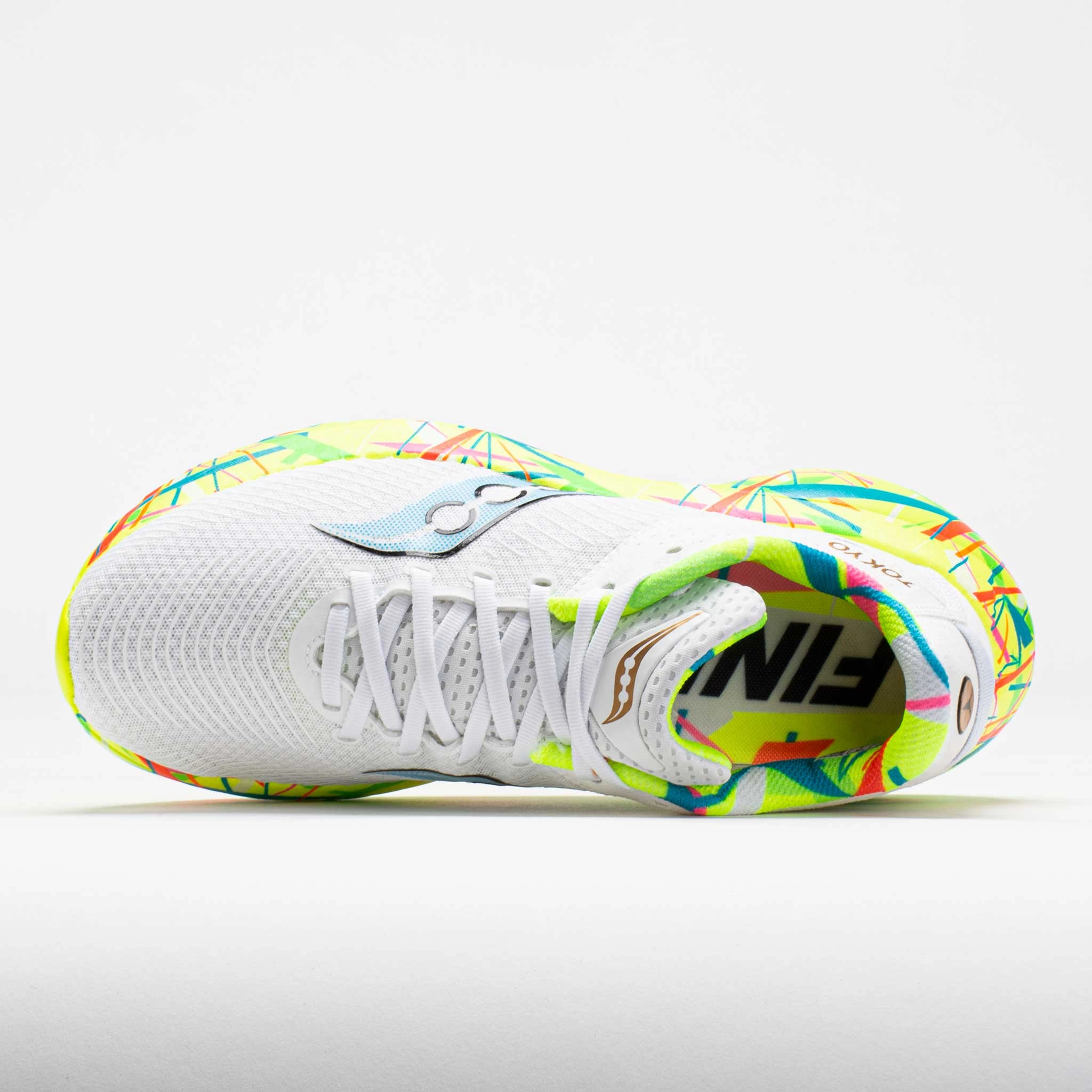 Saucony Kinvara Pro Men's  White/Citron road running shoe elements brand - name