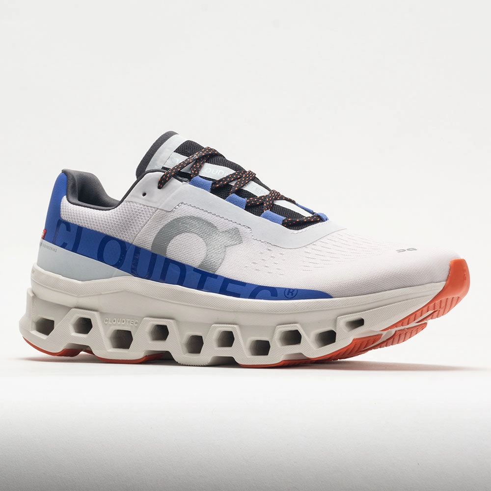 narrow - base - feature shoes marathoning shoes On Cloudmonster Men's  Frost/Cobalt