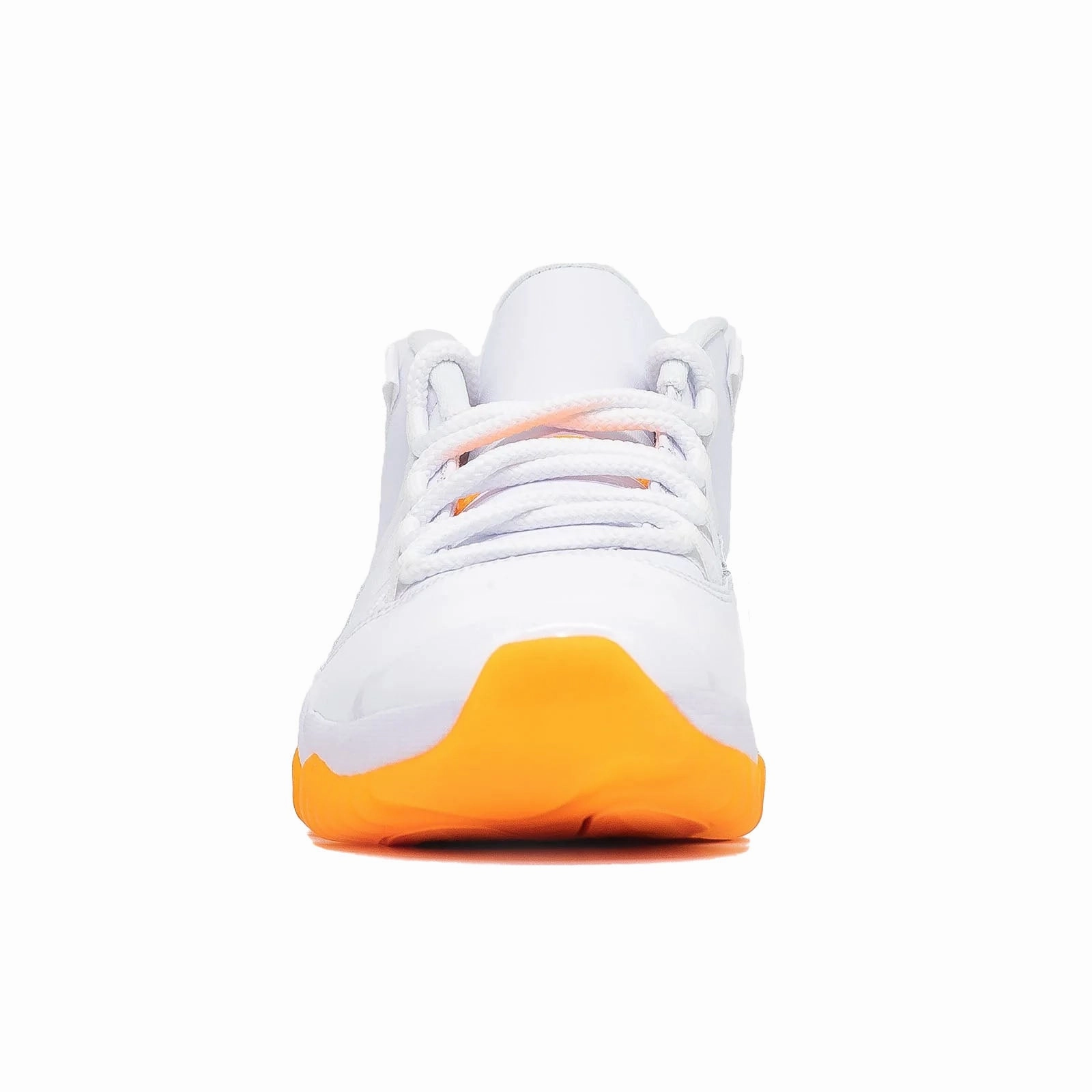 Women's Air Jordan 11 Low, Bright Citrus (2021) travel - friendly shoe perk
