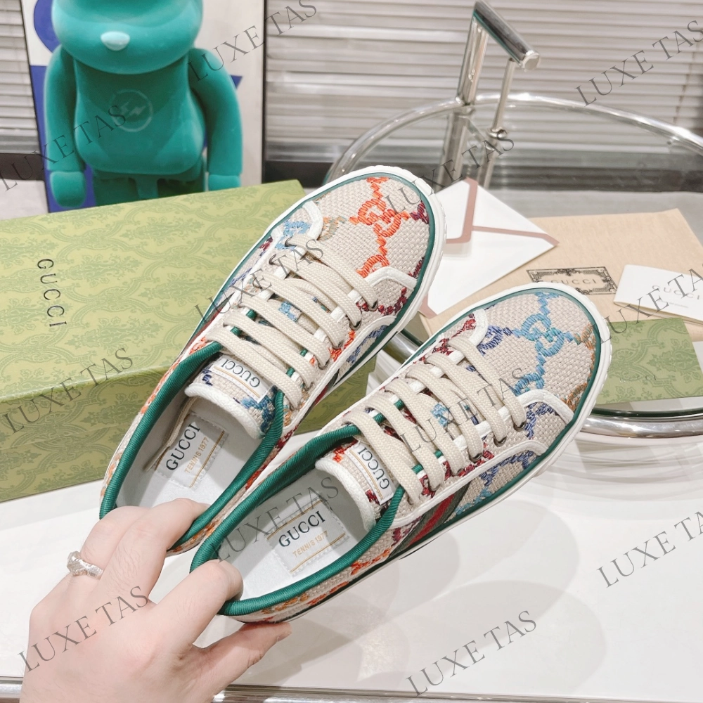 Multicolor GG Tennis 1977 Sneaker - Designer Sneakers for Women workout mode