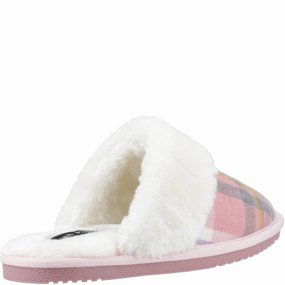 Hush Puppies Arianna Plaid Slipper Fashionable Walk Practical Footwear