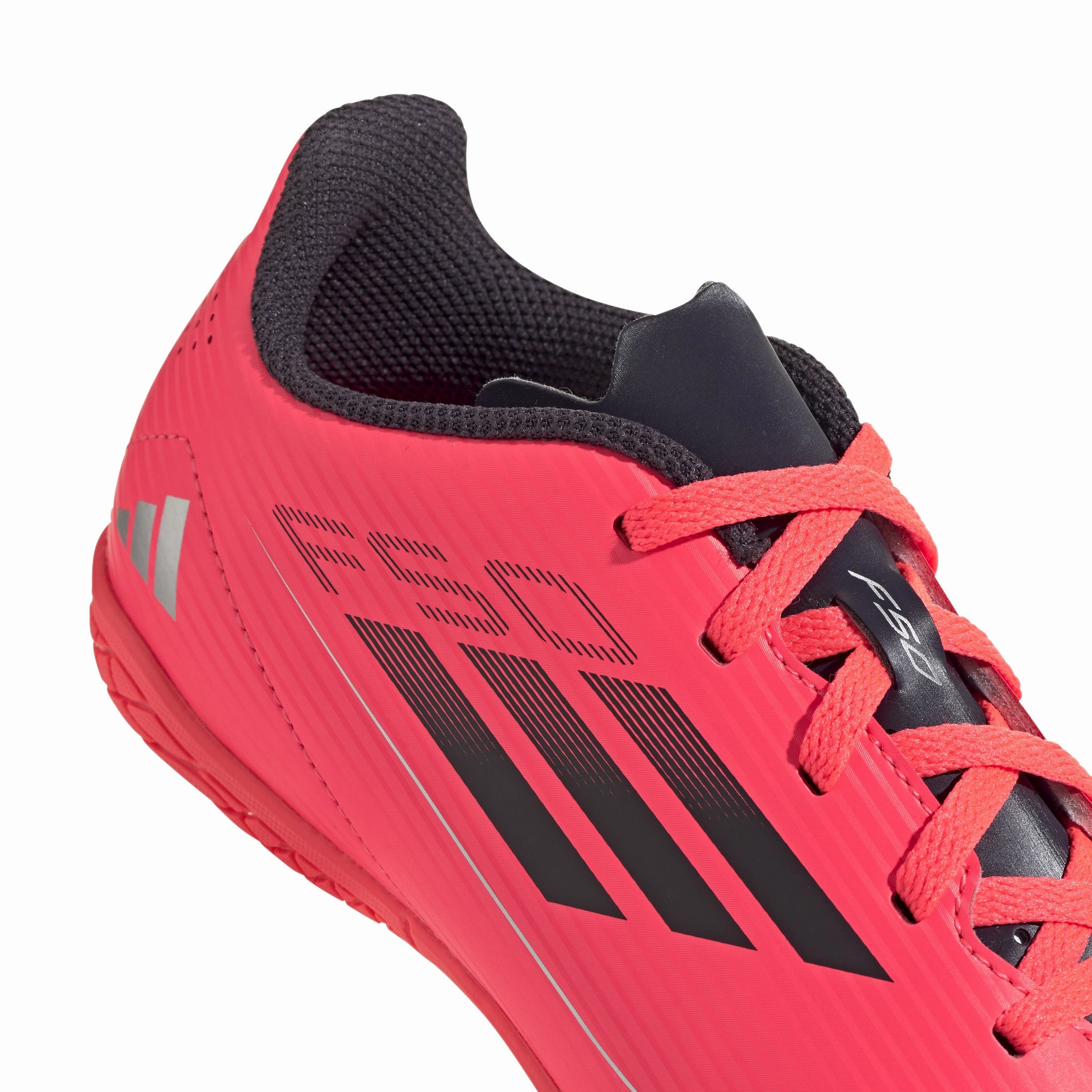 Competitive Play adidas F50 Club IC Indoor Soccer Shoes - Turbo/ Aurbla/ Platinm