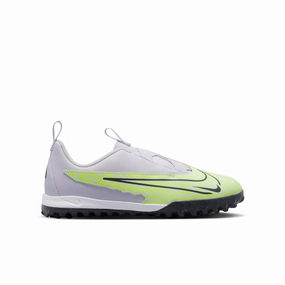Training Intensity Nike Junior Phantom GX Academy TF Turf Soccer Shoes - Barely Volt/Gridiron
