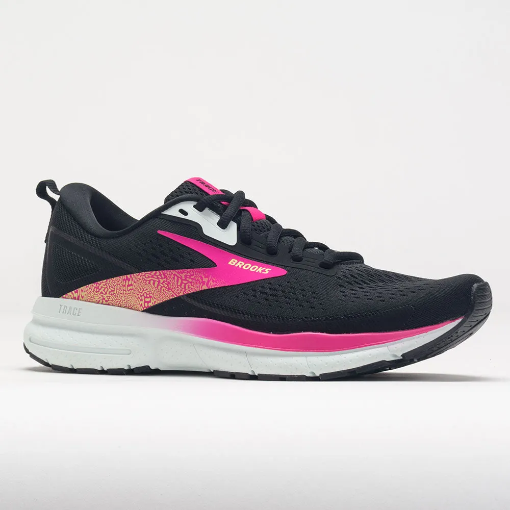 grass - surface running shoes Dynamic Balance Brooks Trace 3 Women's  Black/Blue/Pink Glo