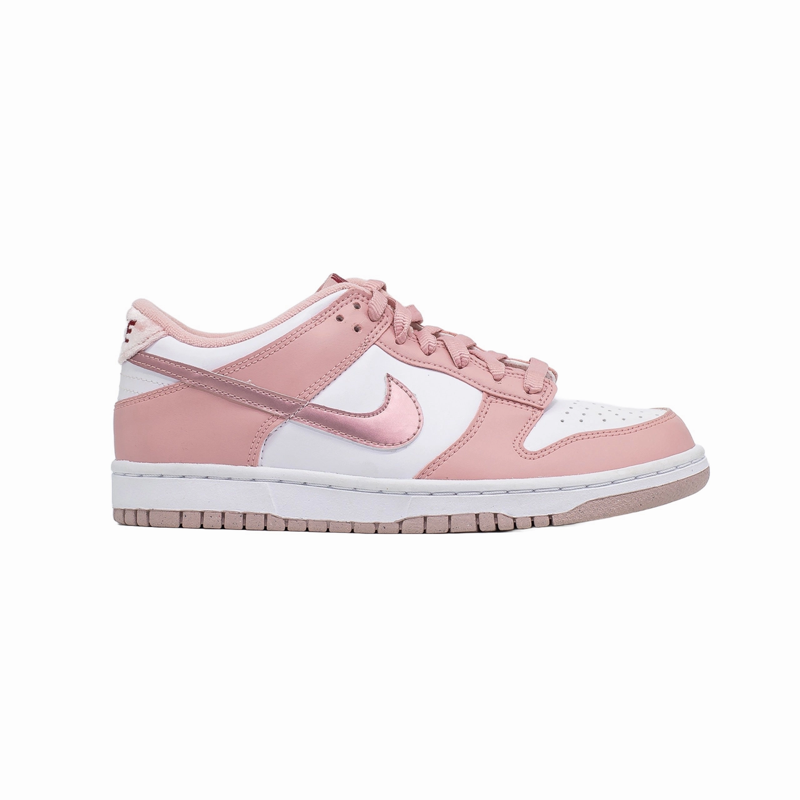 Comfortable Lace Nike Dunk Low (GS), Pink Velvet
