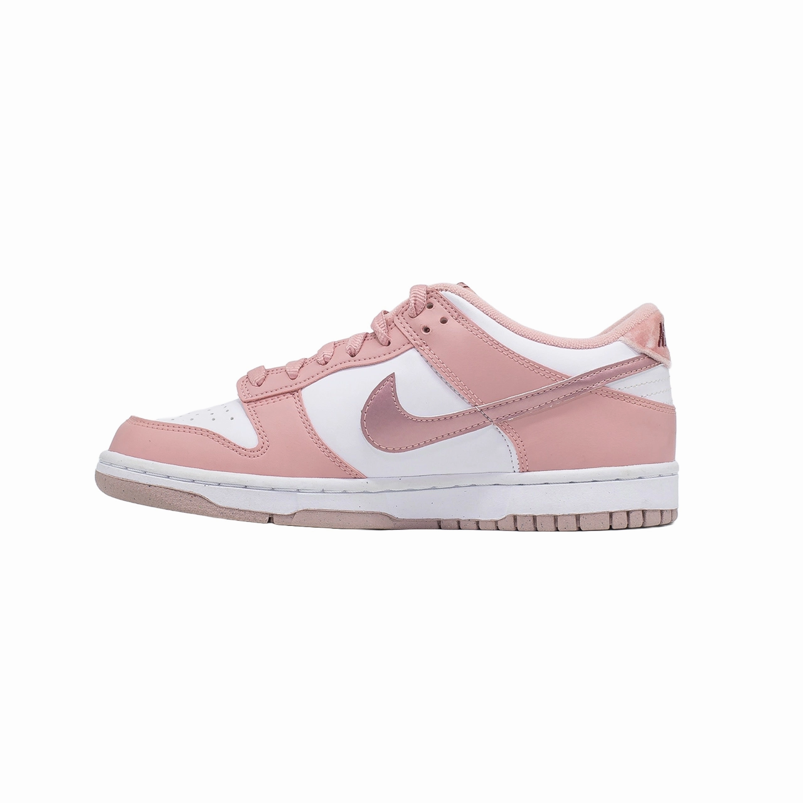 Elastic tongue Nike Dunk Low (GS), Pink Velvet