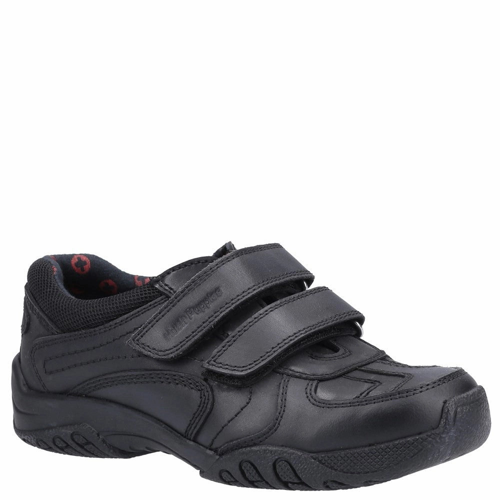 Roll Step Hush Puppies Jezza 2 Touch Fastening Junior School Shoes