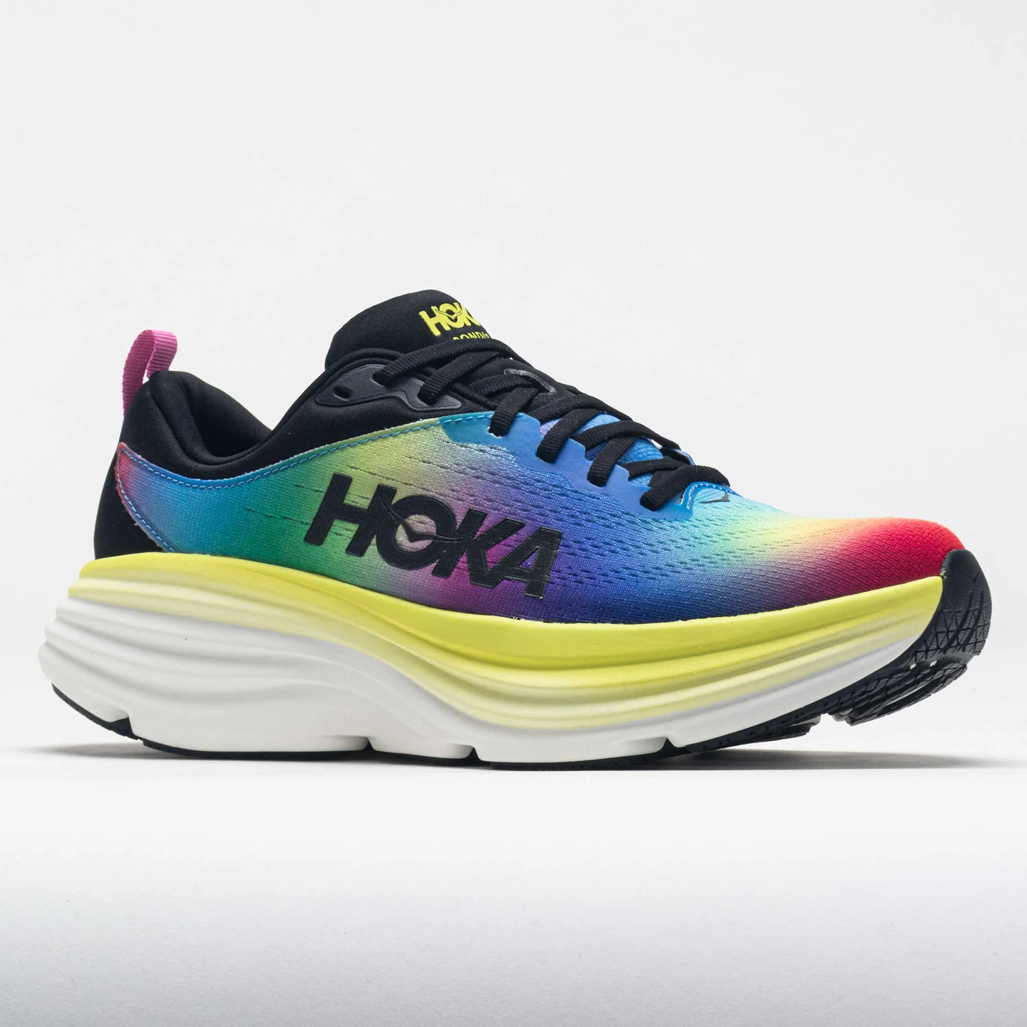 HOKA Bondi 8 Men's  Black/Multi rainy days