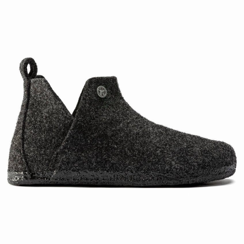 Andermatt Wool/Shearling Anthracite Ultra Comfort Shoes Street Footwear