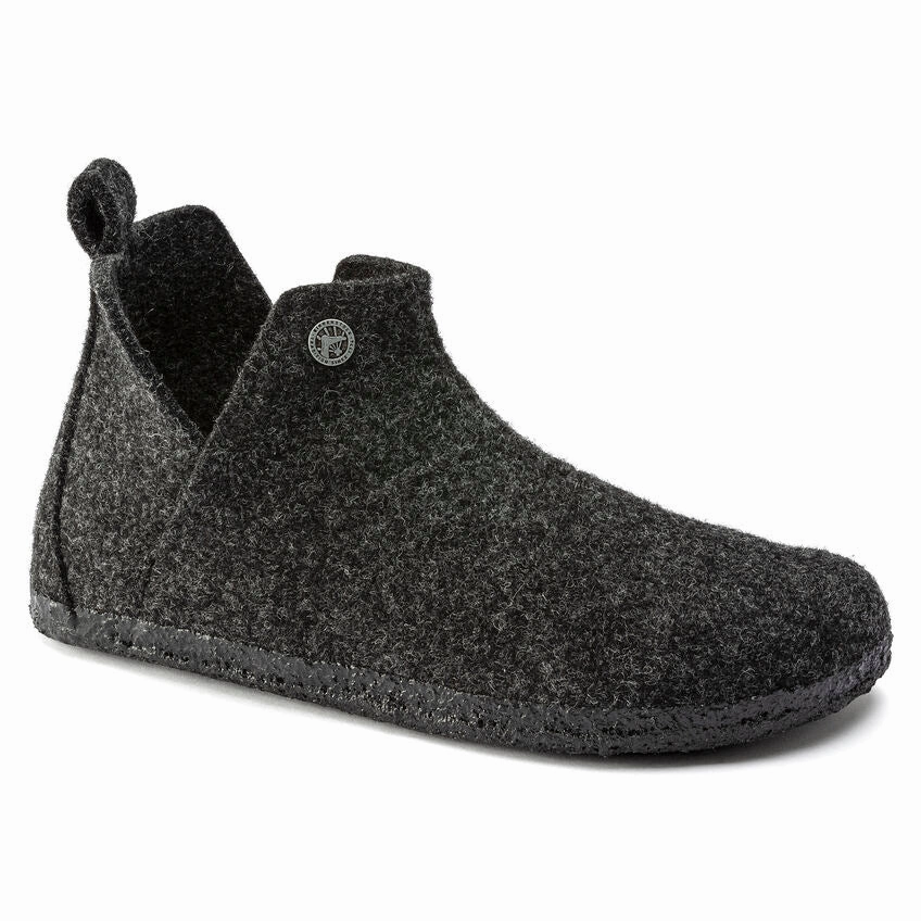 Stylish Slides Andermatt Wool/Shearling Anthracite