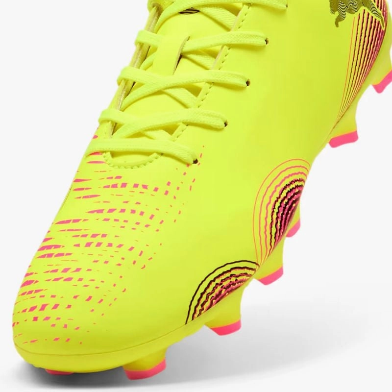 Grip Pads Future 8 Play FG/AG Firm Ground/ Artificial Ground Soccer Shoes Jr - Yellow Alert-Puma Black-Sun Struck
