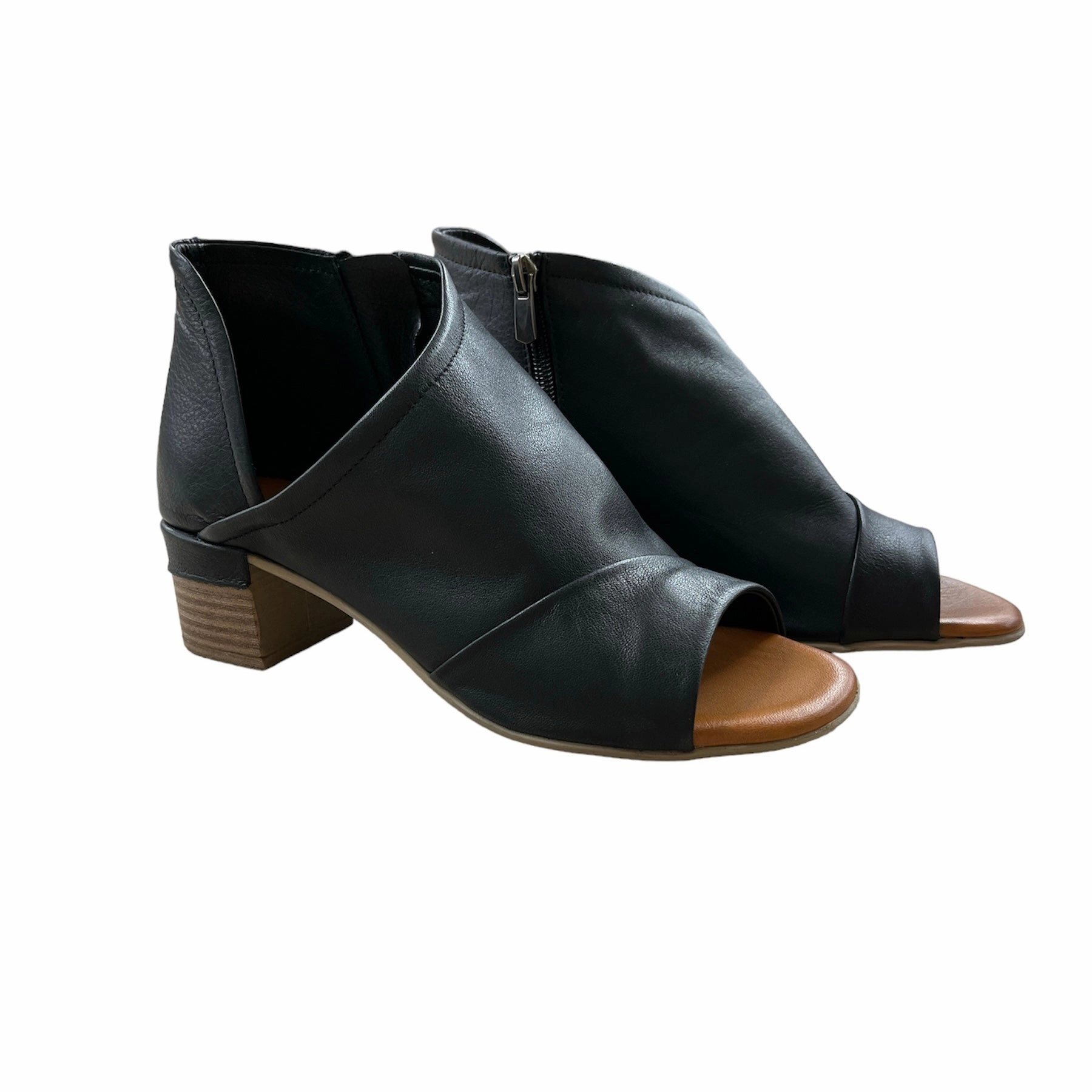 Soft Footbed Flex Motion Gia-01 Black Leather