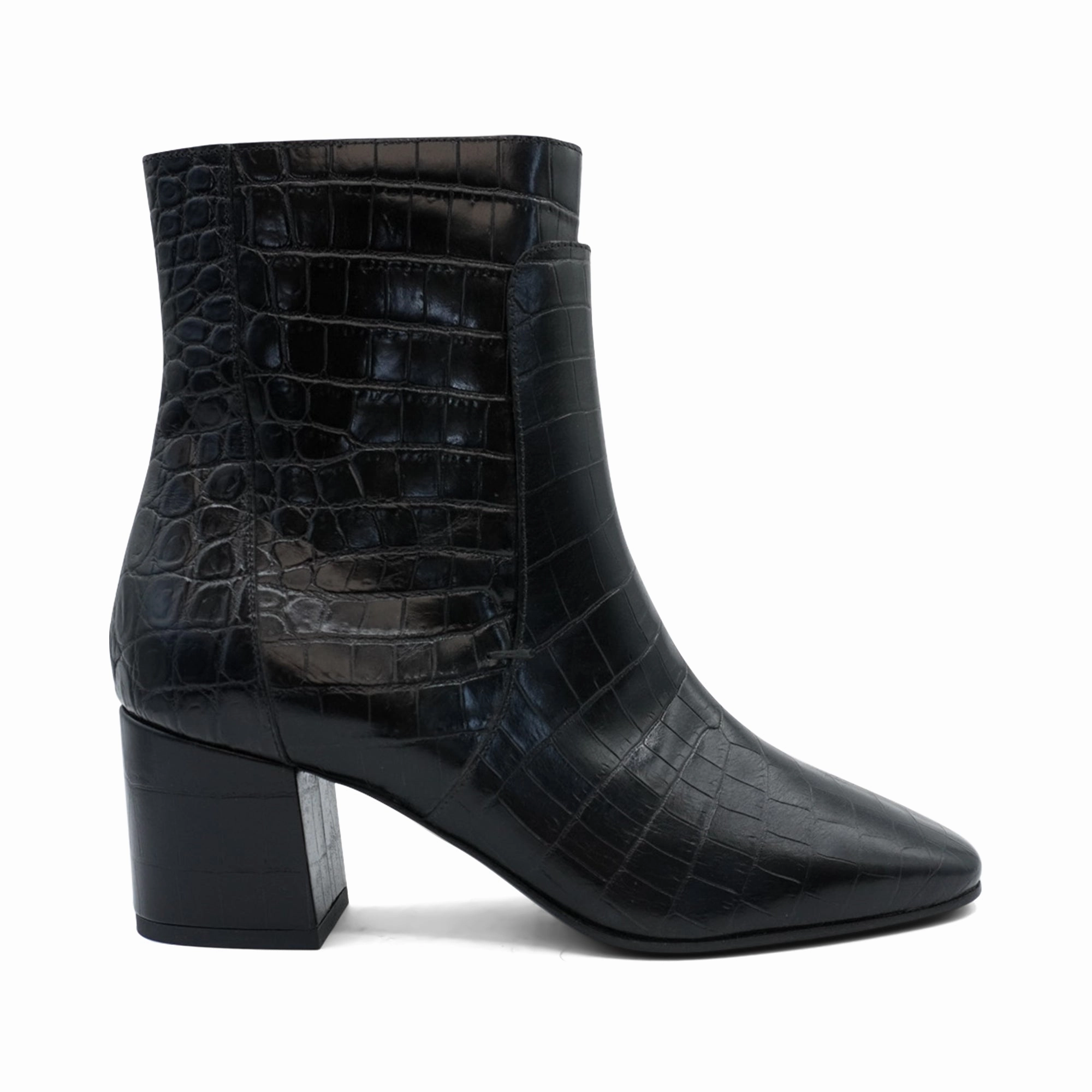 Givenchy Croc Embossed Boots - Women's 35.5 Cold Proof