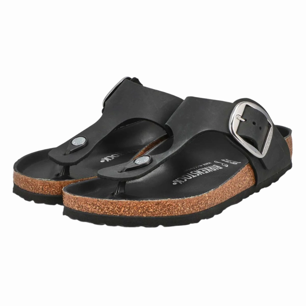Urban Adventure Sandals Gizeh Black Big Buckle