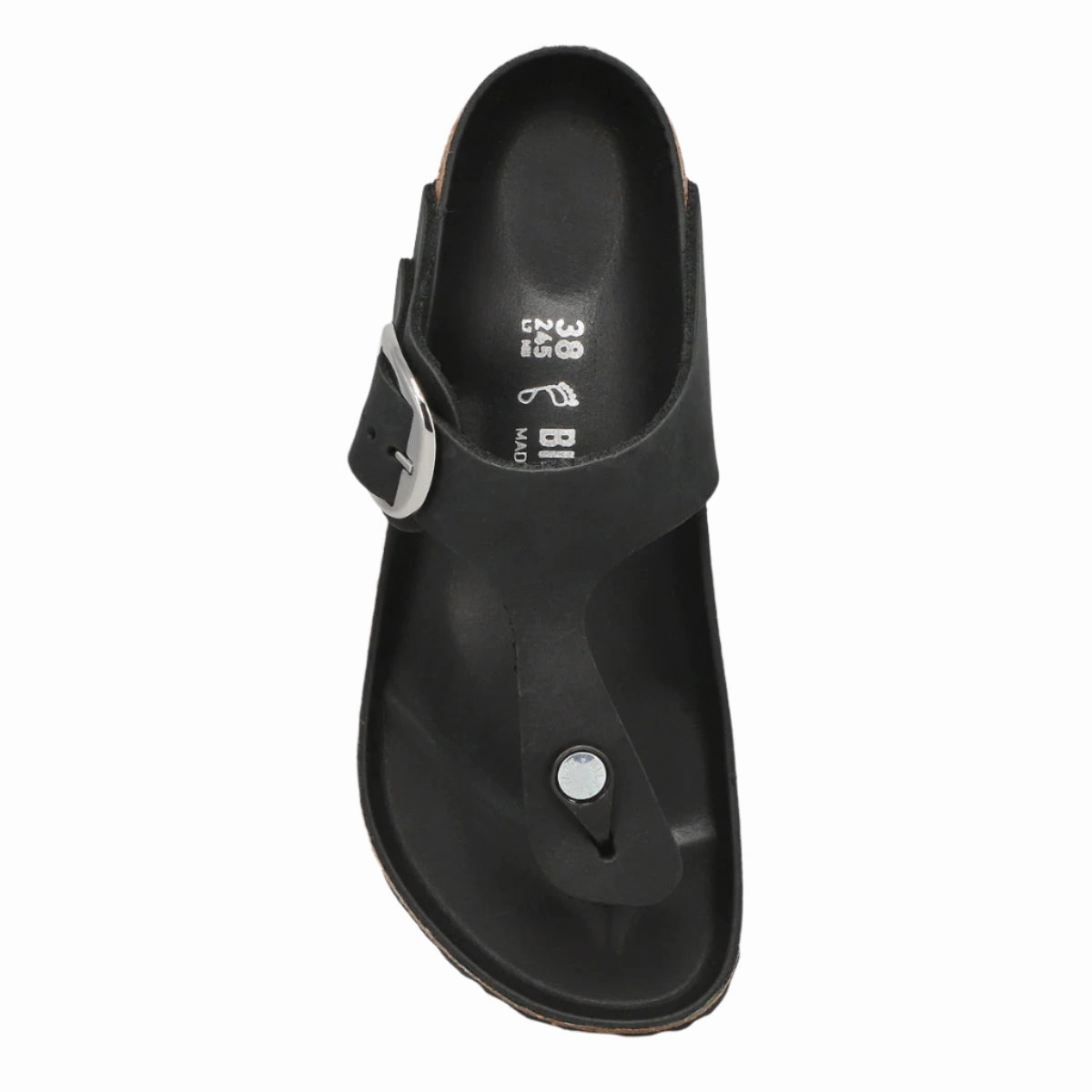 Gizeh Black Big Buckle Functional Comfort Shoes