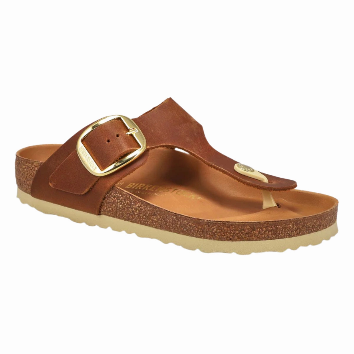 Fast Step Soft Walk Gizeh Cognac Big Buckle