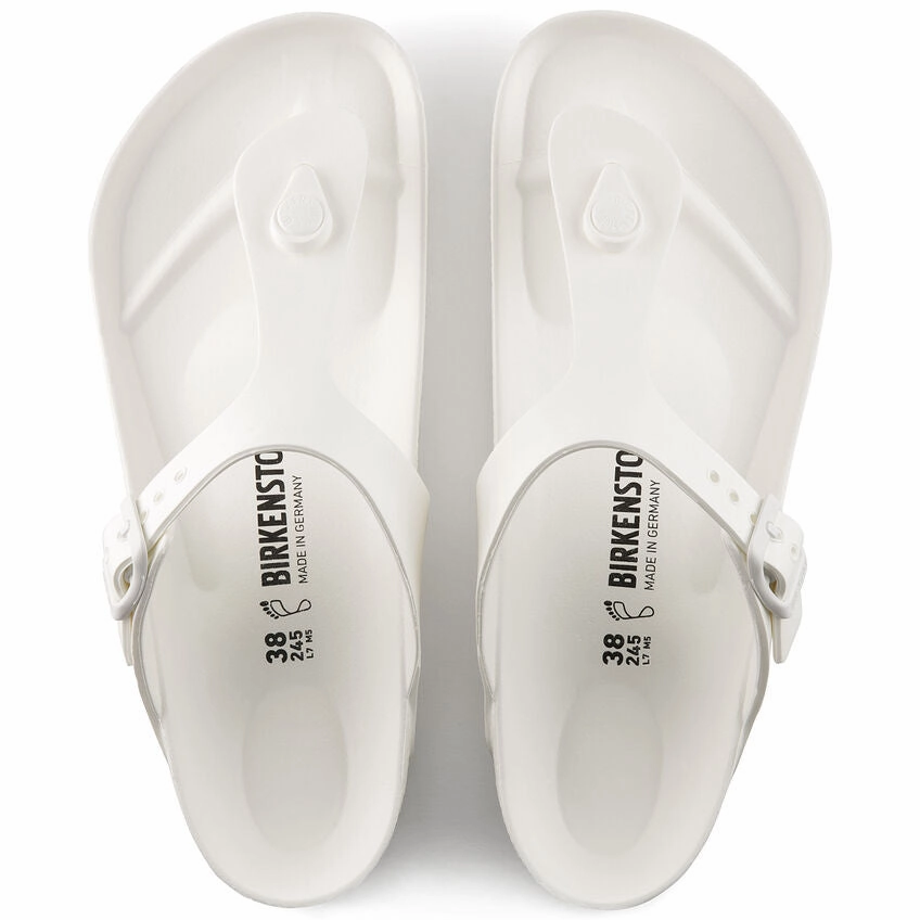 Durable Adventure Shoes Modern Lifestyle Slides Gizeh EVA White Regular