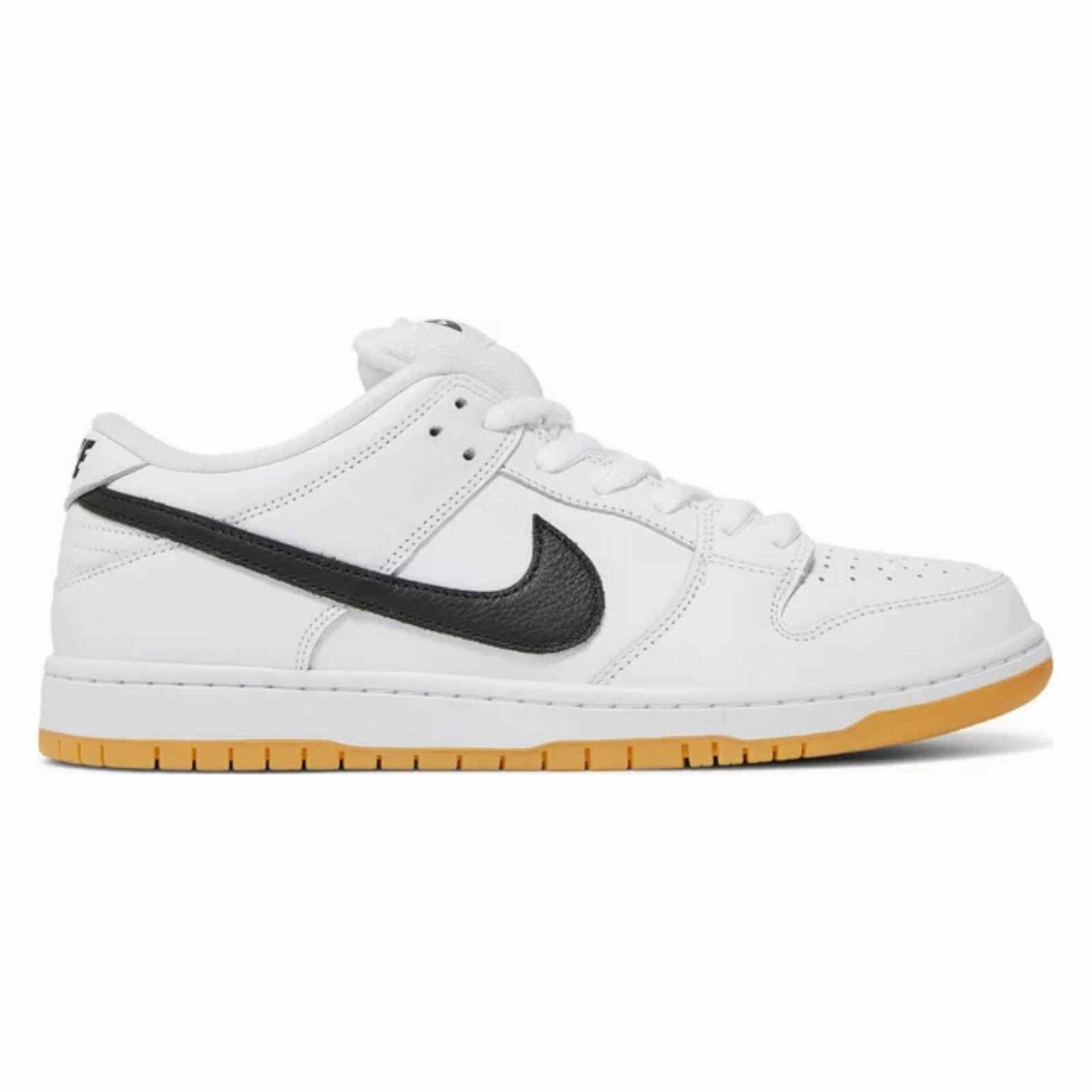 Airflow Optimized Unbeatable Traction Nike SB Dunk Low, White Gum