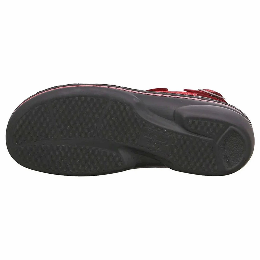 Comfortable Footwear Embellished Gomera Pomodore Red