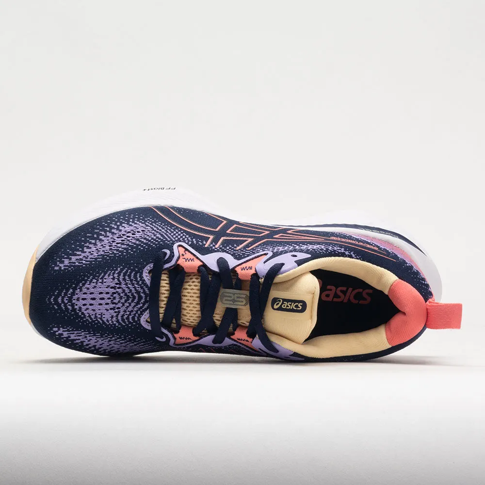 running for team building shoe laces ASICS GEL-Cumulus 25 Women's  Midnight/Papaya