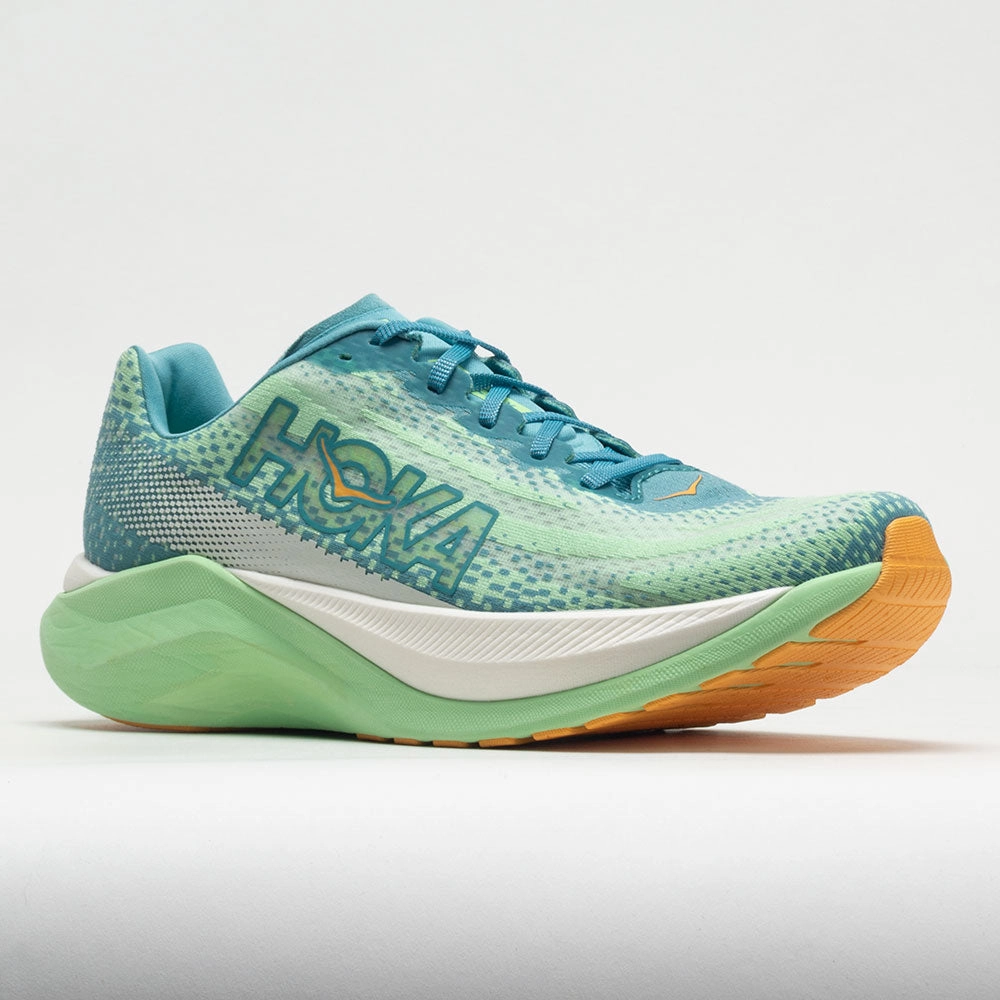 modular shoes fitness essential HOKA Mach X Men's  Ocean Mist/Lime Glow