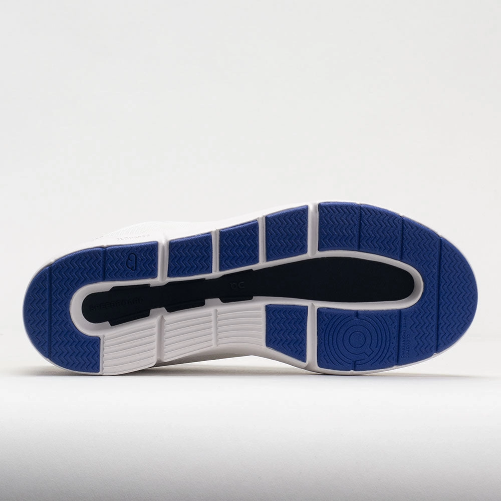 hill training footwear men's running shoe alternative On The Roger Spin Women's  Undyed White/Indigo