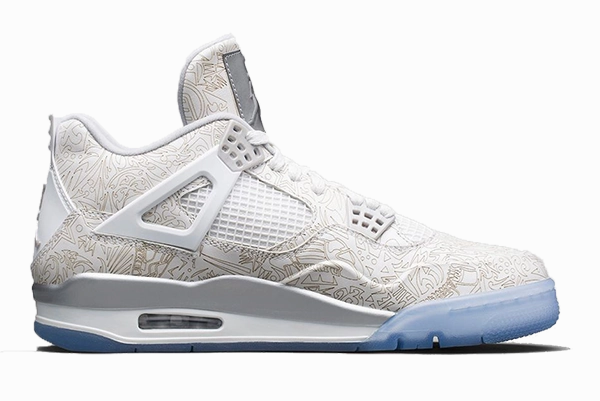 running in old tracks shoes Air Jordan 4 "Laser Anniversary"