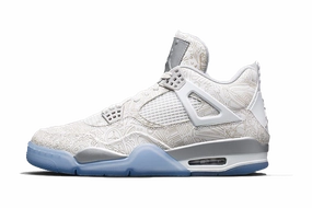 Air Jordan 4 "Laser Anniversary" camouflage running shoes snug fit shoes