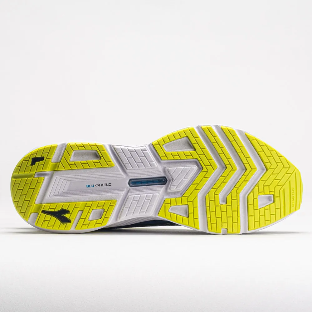 Diadora Mythos Blushield Volo 3 Men's  Blue Opal/White/Evening Primrose basketball - compatible shoes