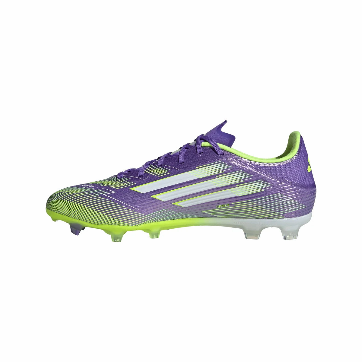Stretch Collar adidas F50 League FG Firm Ground - Ftwr Purple/ Core Black/Lucid Lemon