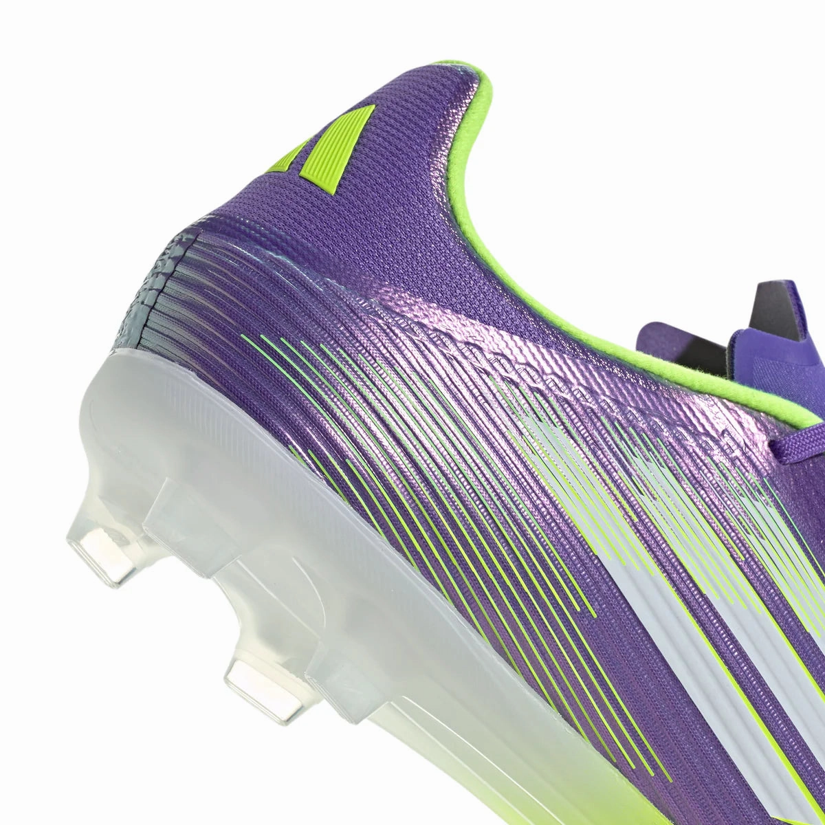 Enhanced Control adidas F50 League FG Firm Ground - Ftwr Purple/ Core Black/Lucid Lemon