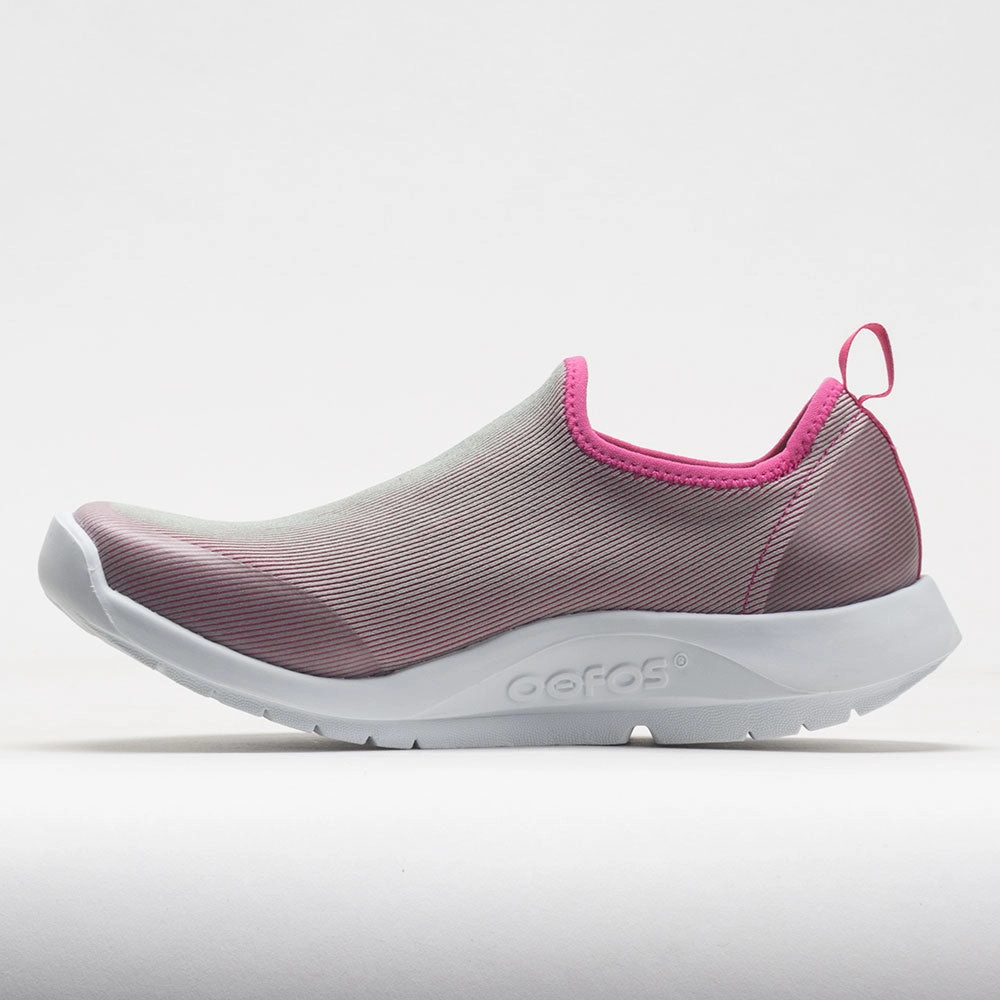 OOFOS OOmg Sport Women's  White/Fuchsia relay running option