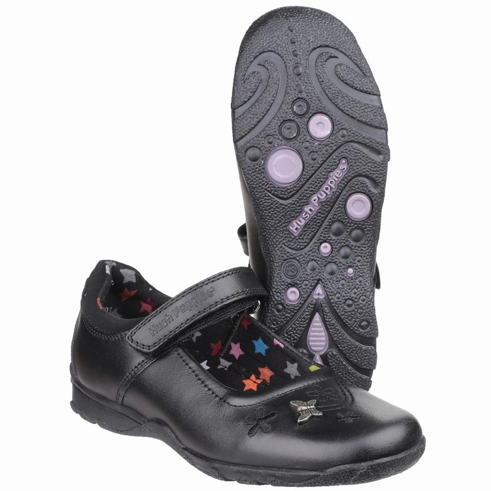 Hush Puppies Clare Senior School Shoes Style focused quick dry