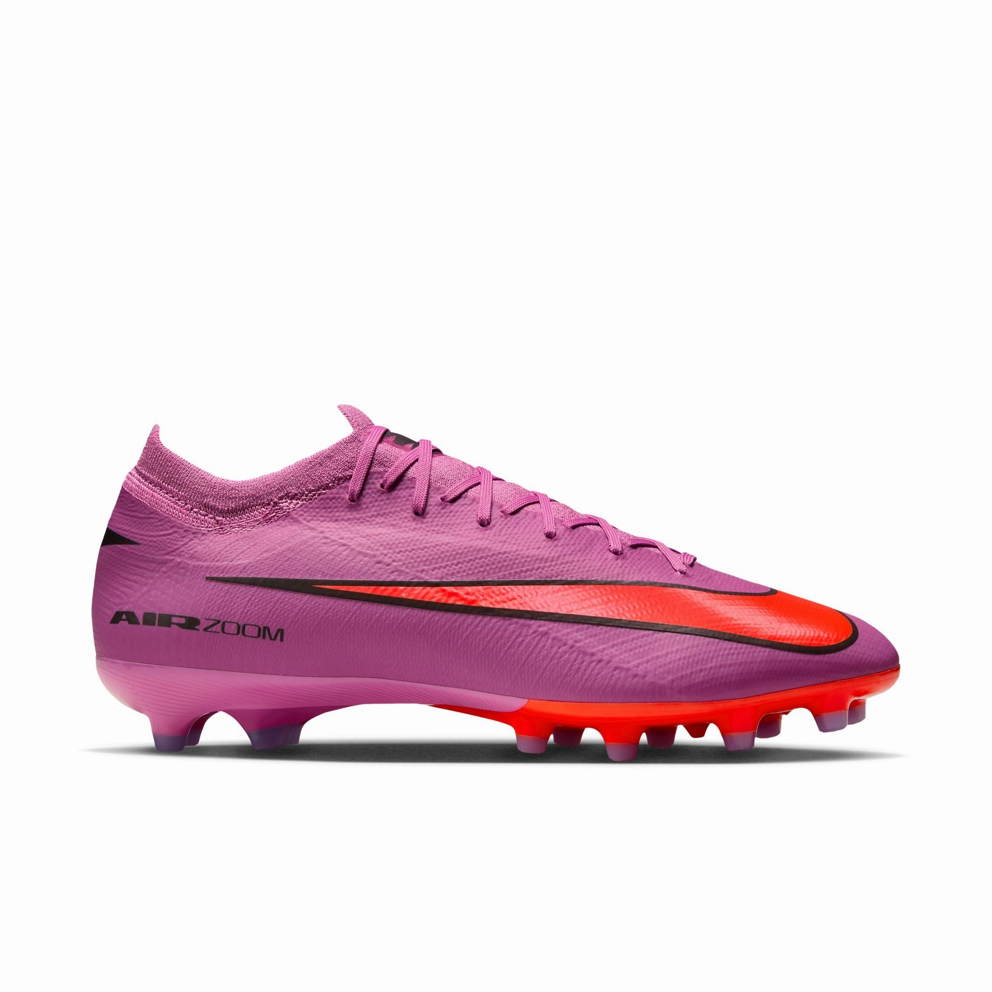 Nike Mercurial Vapor 16 Pro AG-PRO-MAGIC FLAMINGO/BLACK-TOTAL CRIMSON left - foot running shoes for treadmill users