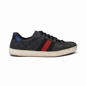 AnkleSupport Gucci 'Ace' Monogram Sneakers - Men's 10