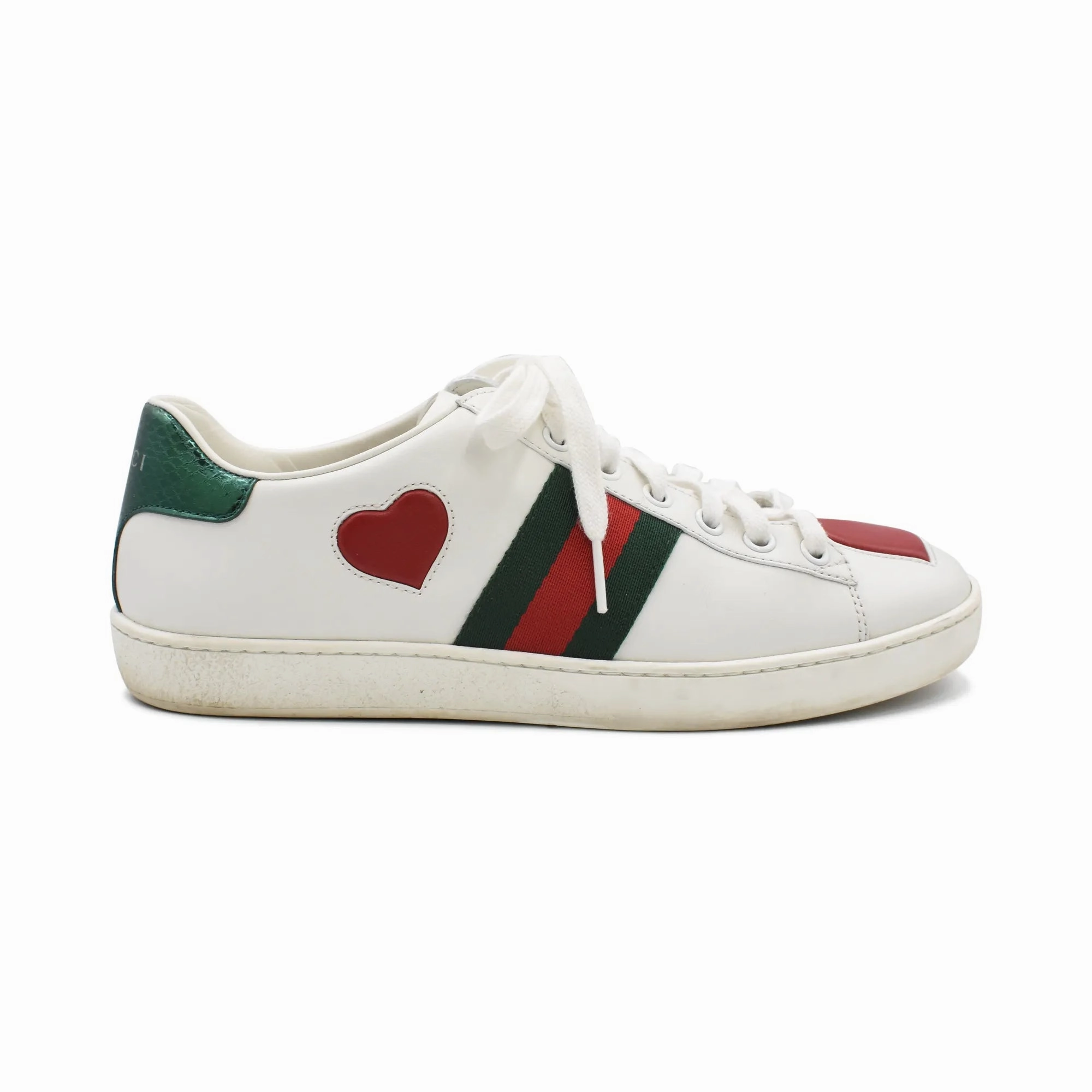 Stable Heel TPU plate Gucci 'Ace' Sneakers - Women's 36.5