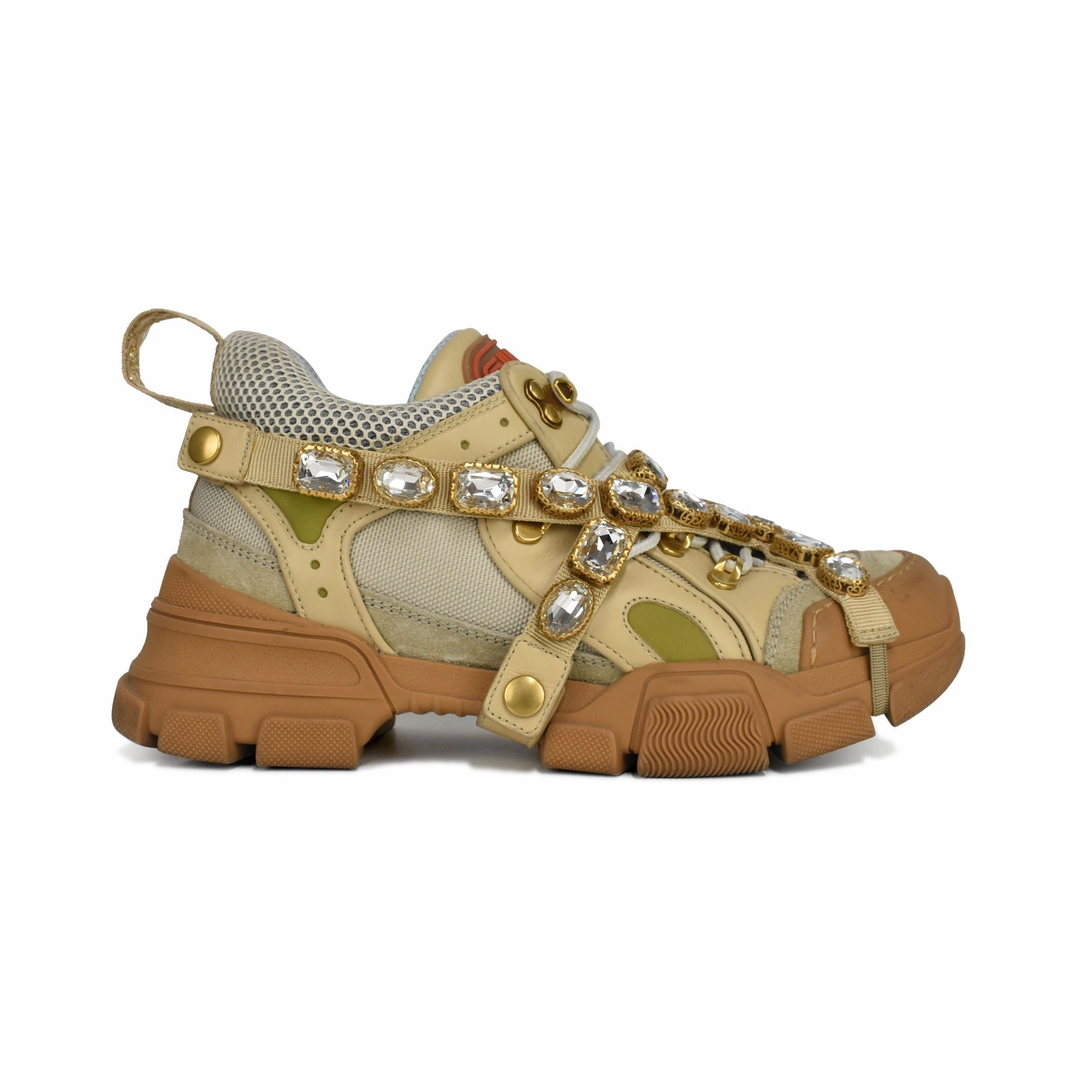 Gucci 'Flashtrek' Sneakers - Women's 39 Running Vibe Noise Reducing Sole