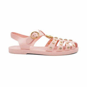 Fresh Look Adjustable Walking Shoes Gucci 'Rubber Crystal' Sandals - Women's 41