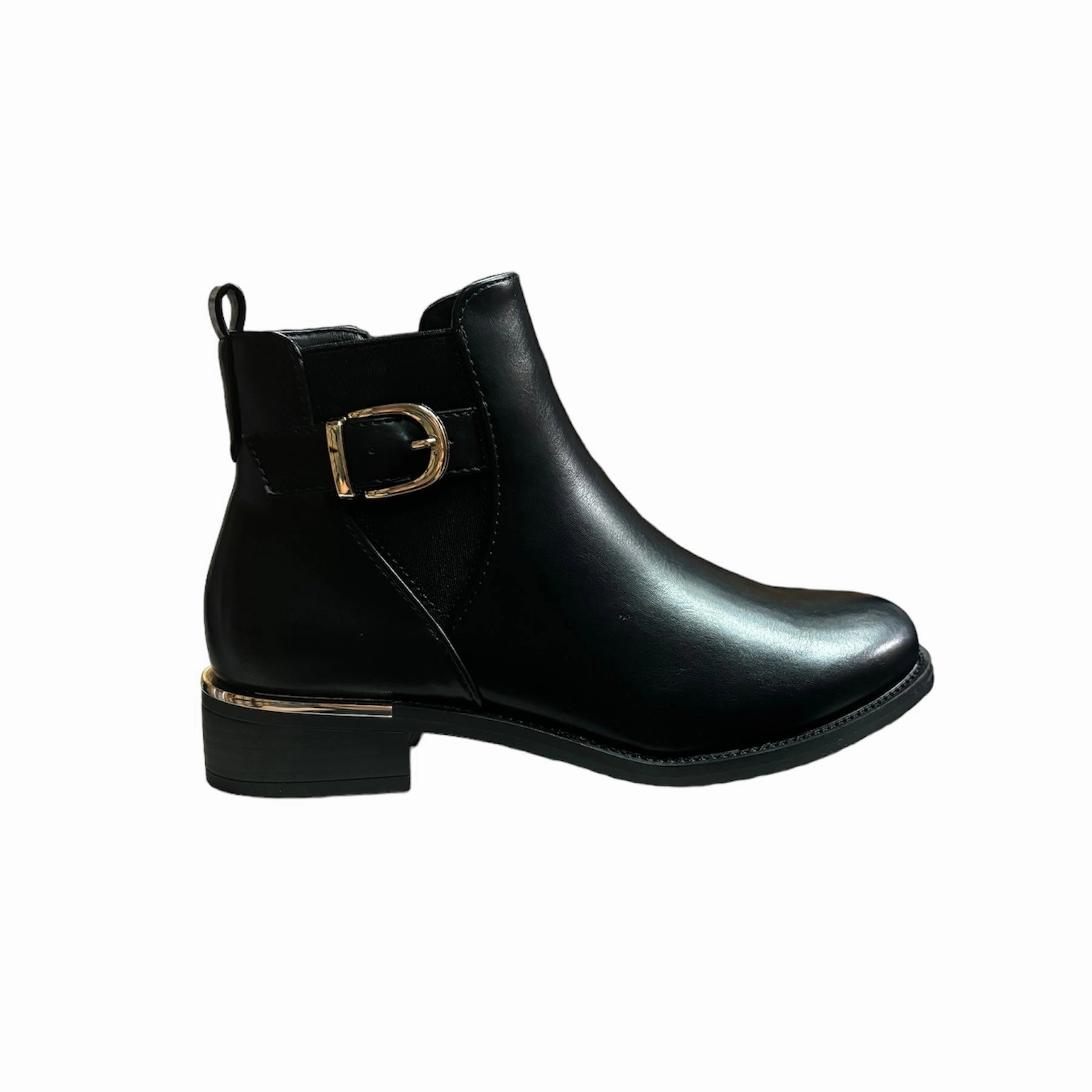 Gwen-02 WP Black Slip   On Style Wear resistant