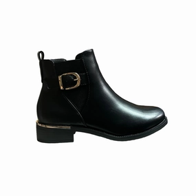 Gwen-02 WP Black Slip   On Style Wear resistant