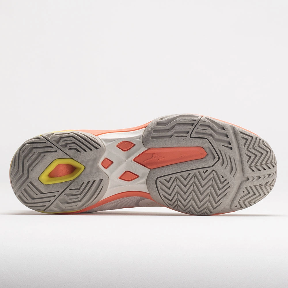 warm - weather running wear Mizuno Wave Exceed Light 2 AC Women's  Snow White/Fusion Coral