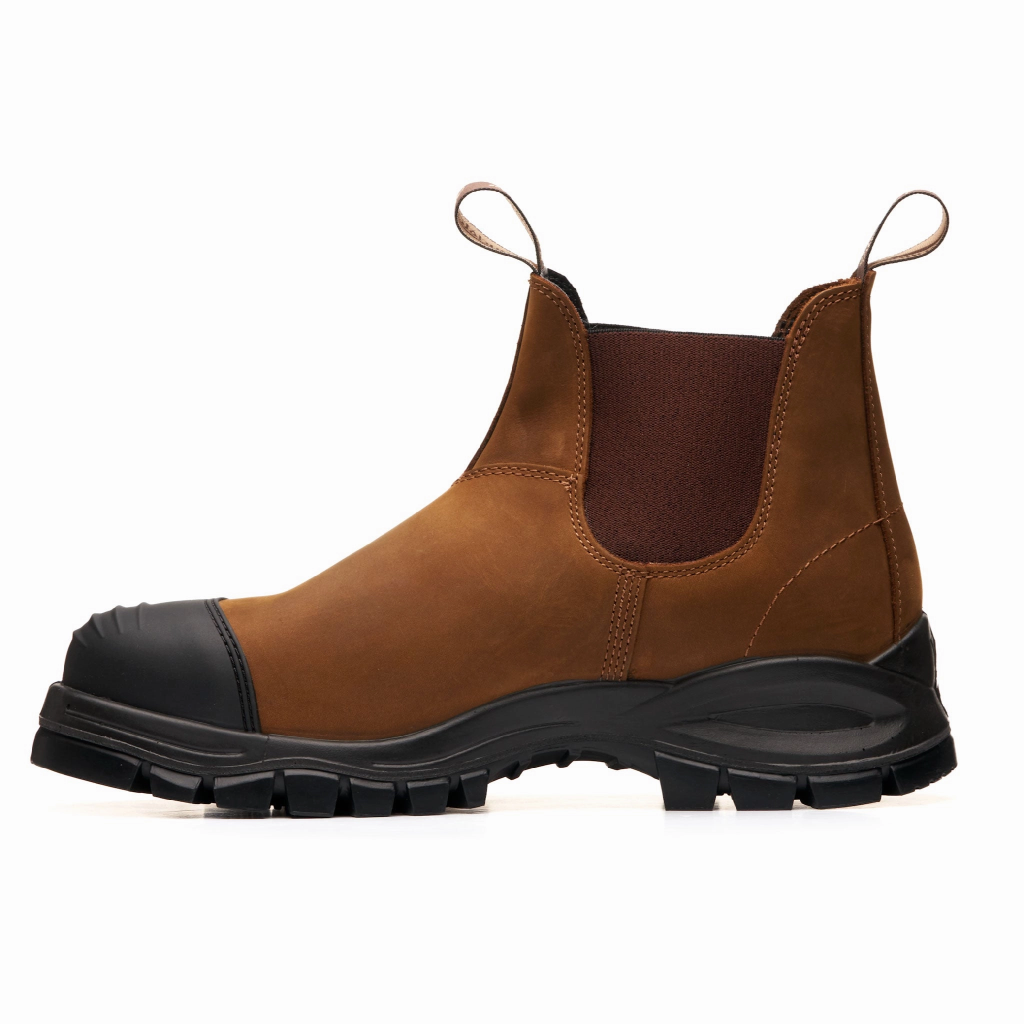 Effortless Wear Crisp Edge 969 XFR Work & Safety Boot Saddle Brown