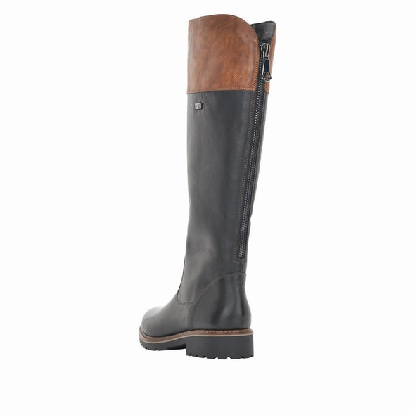 Minimalist Stylish Footwear R6581-02 Black/Brown Tall RTex