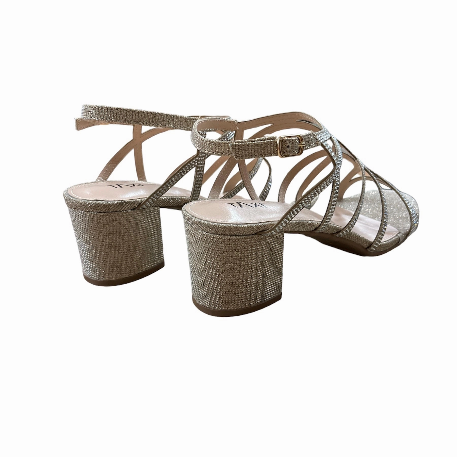 Harper-02 Champagne Glitter Soft Lining Support Comfort