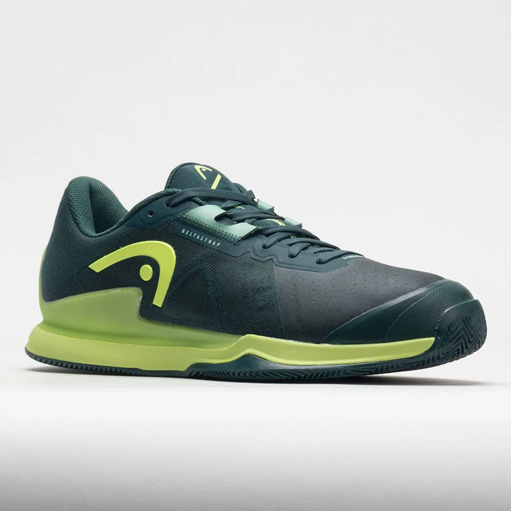HEAD Sprint Pro 3.5 Clay Men's  Forest Green/Light Green competition - shoes high - intensity running option