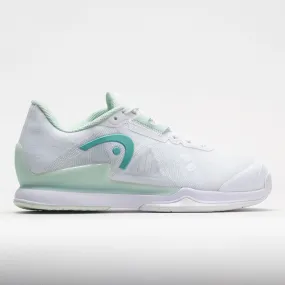 HEAD Sprint Pro 3.5 Women's  White/Aqua indoor - court running shoes
