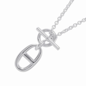 HERMES Chaine d'Ancre Amulette Necklace SV925 Indoor Comfort