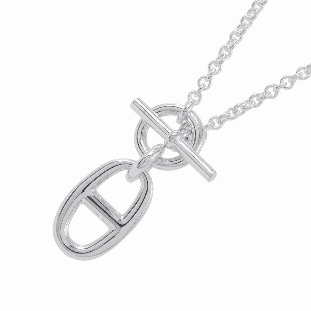 HERMES Chaine d'Ancre Amulette Necklace SV925 Indoor Comfort