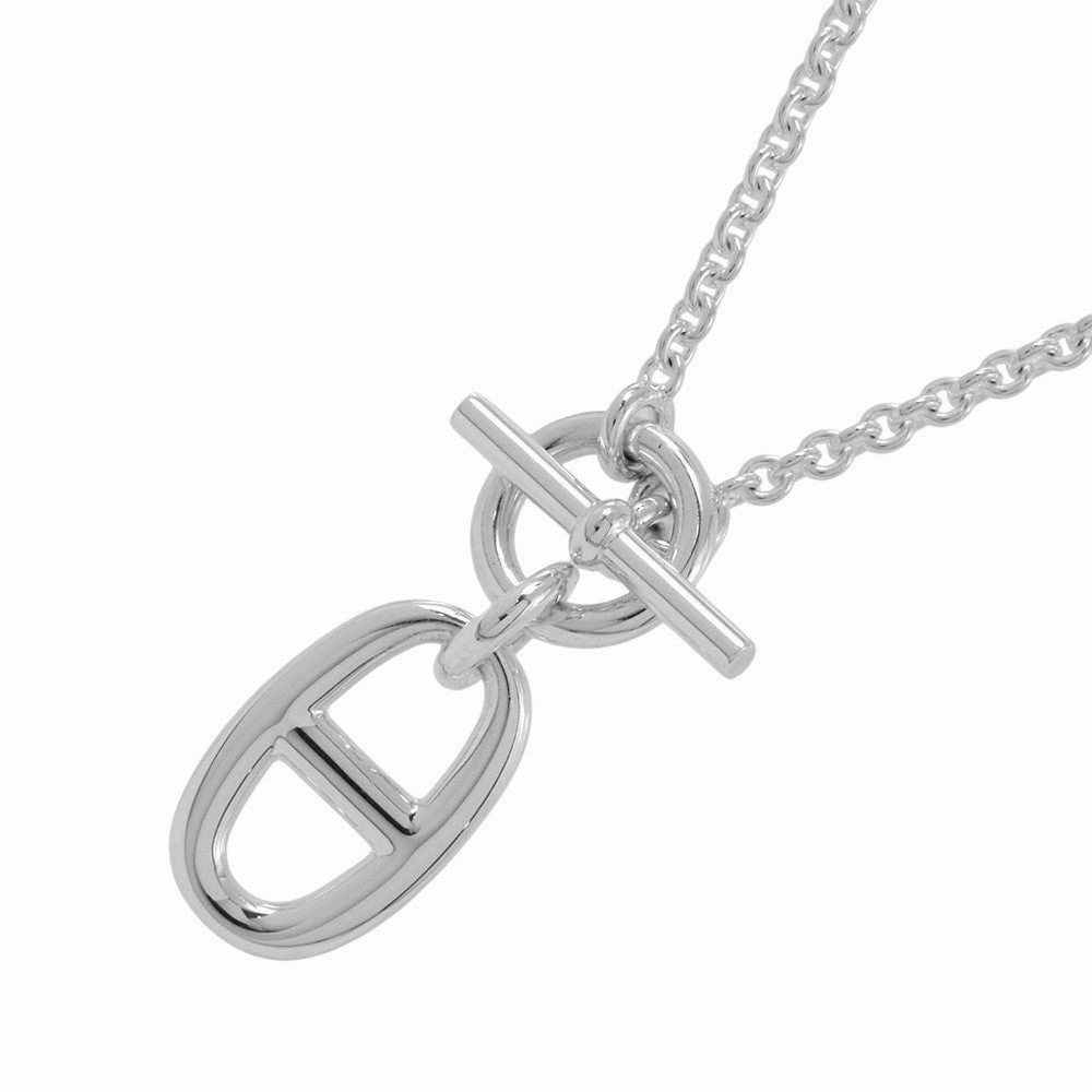 HERMES Chaine d'Ancre Amulette Necklace SV925 Neat Everyday Design
